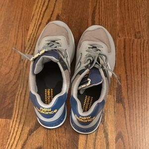 New Balance Gray and Blue Athletic Shoes